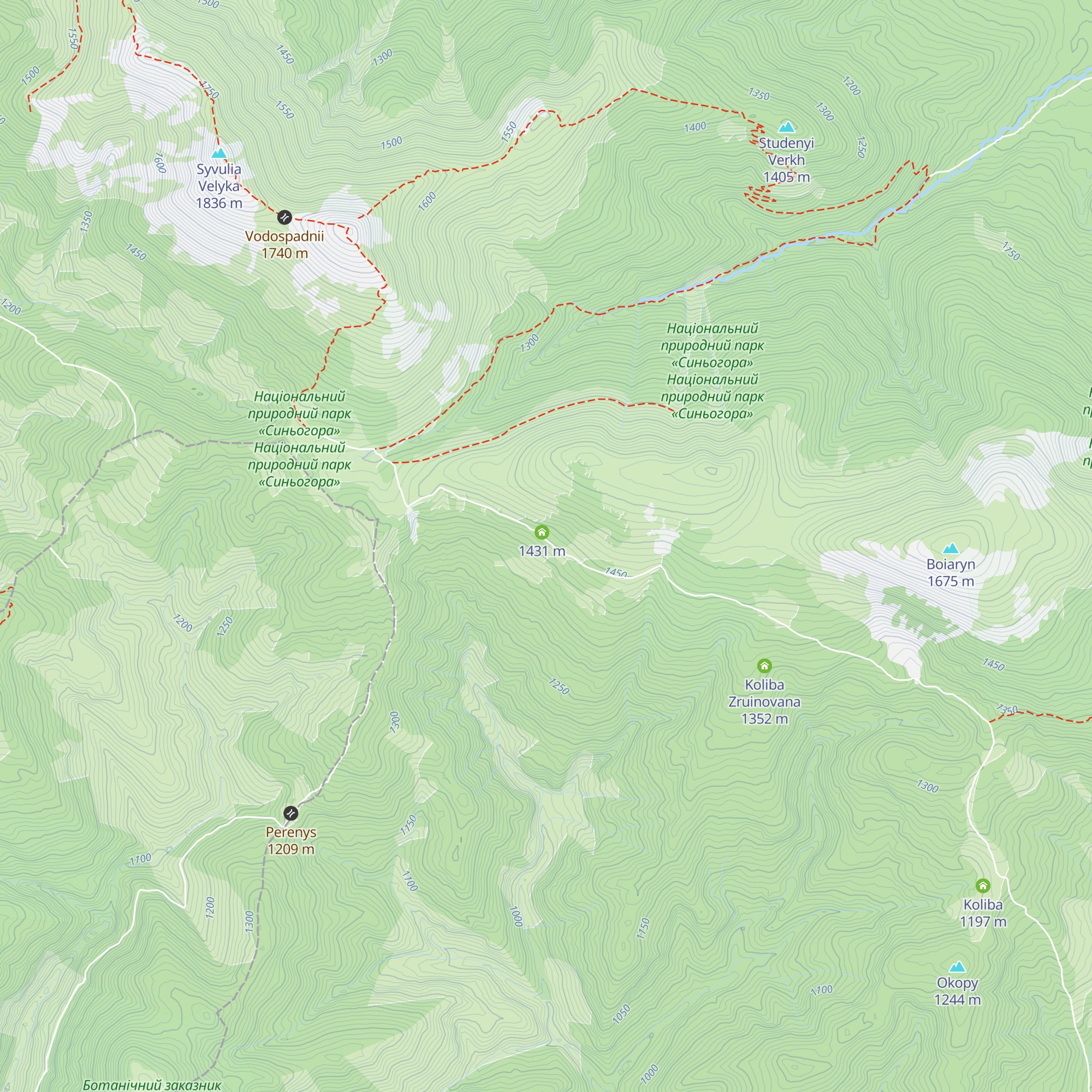 Koliba map
