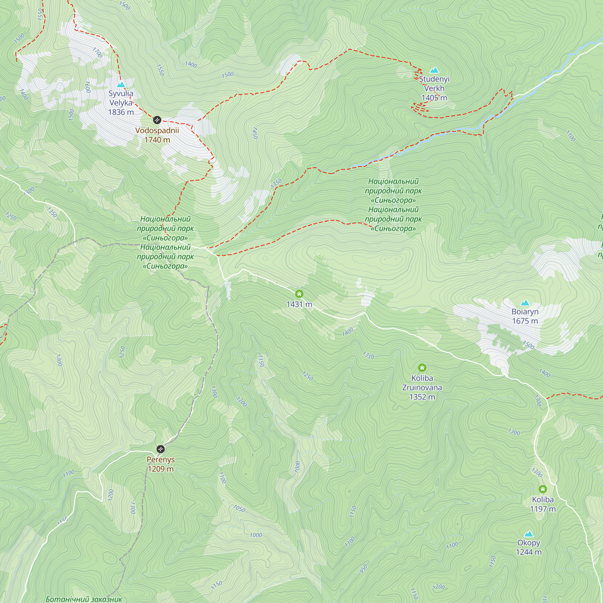 Koliba map