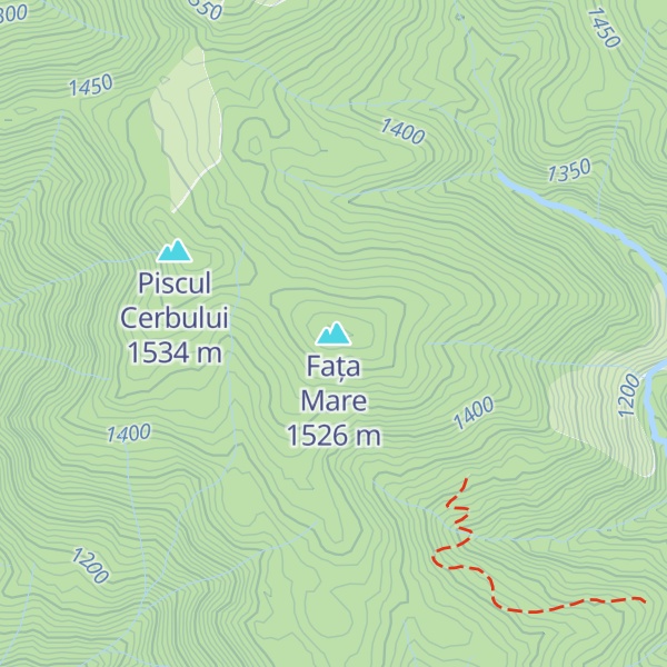 Map of Fața Mare