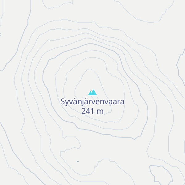 Map of Syvänjärvenvaara