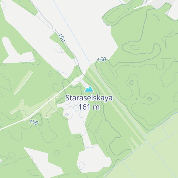 Map of Staraselskaya