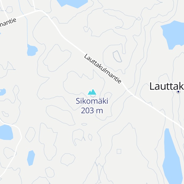 Map of Sikomäki