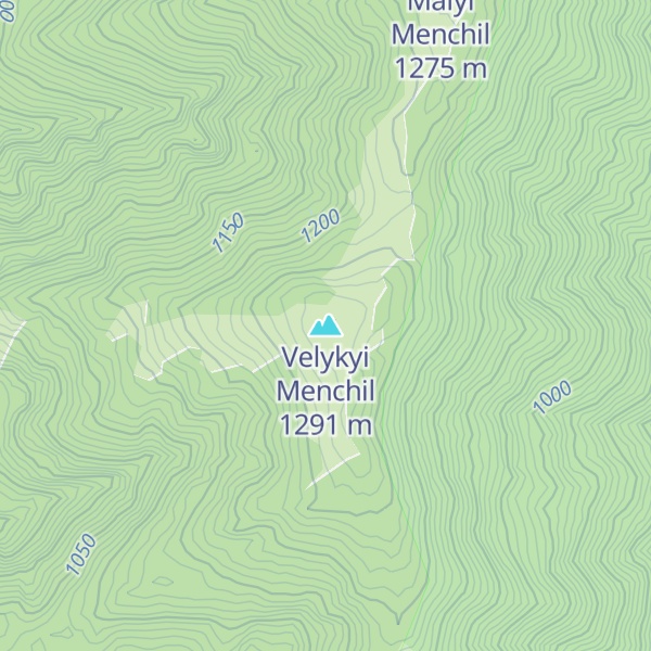 Map of Velykyi Menchil