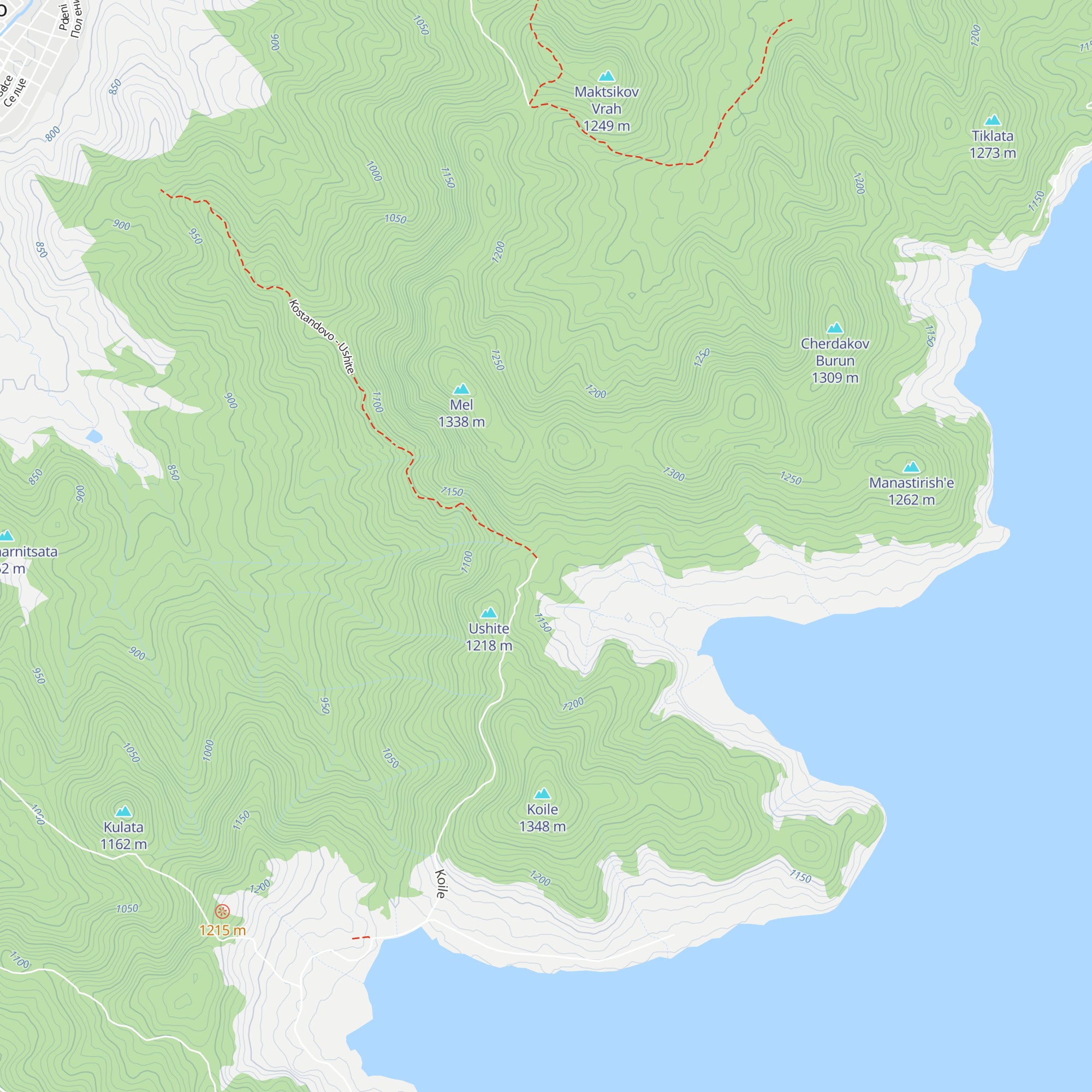 Hunting lodge "Kostandovo" map