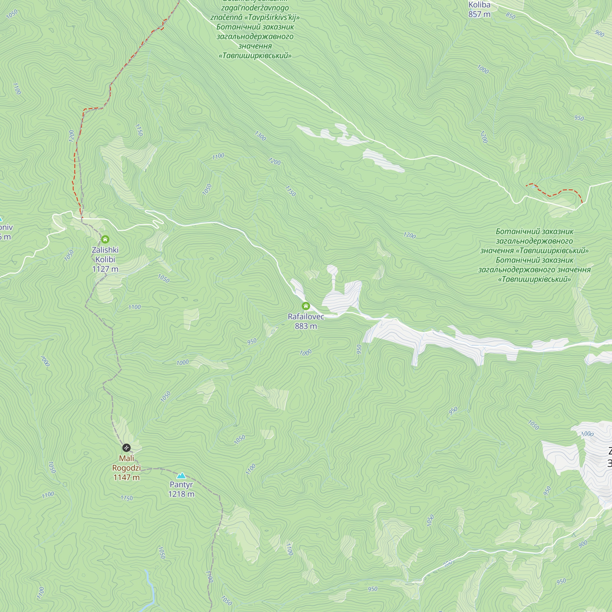 Rafailovec map