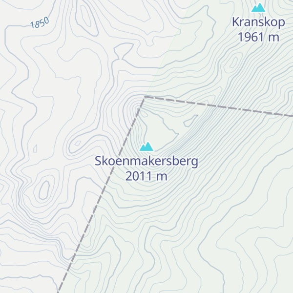 Map of Skoenmakersberg