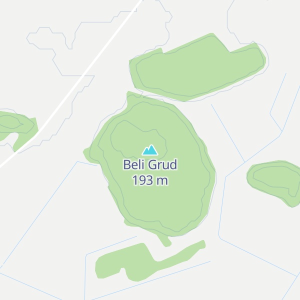Map of Beli Grud