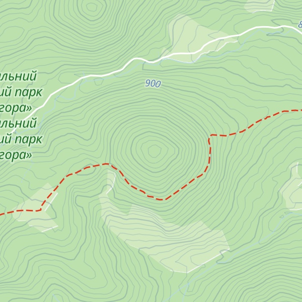 Map of Plaiekova Klyva