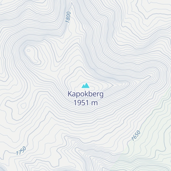 Map of Kapokberg