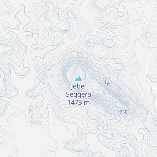 Map of Jebel Seggera