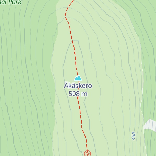 Map of Äkäskero