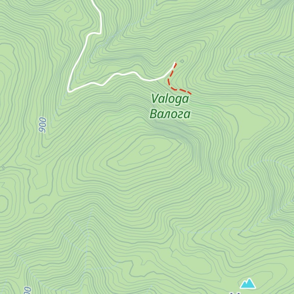 Map of Kamen Lisec
