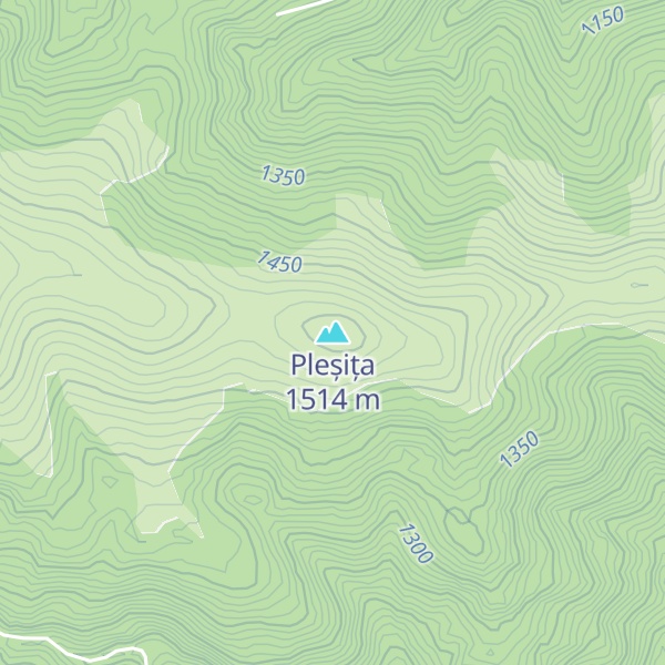 Map of Pleșița