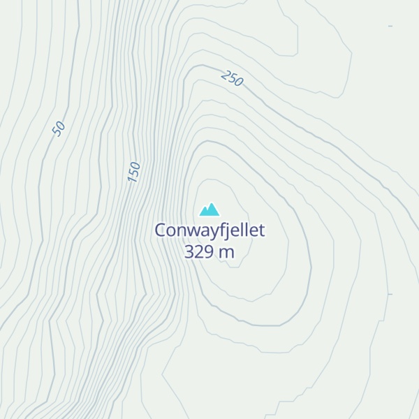 Map of Conwayfjellet