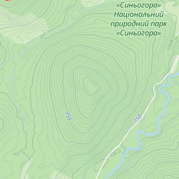 Map of Zhuravleva Klyva