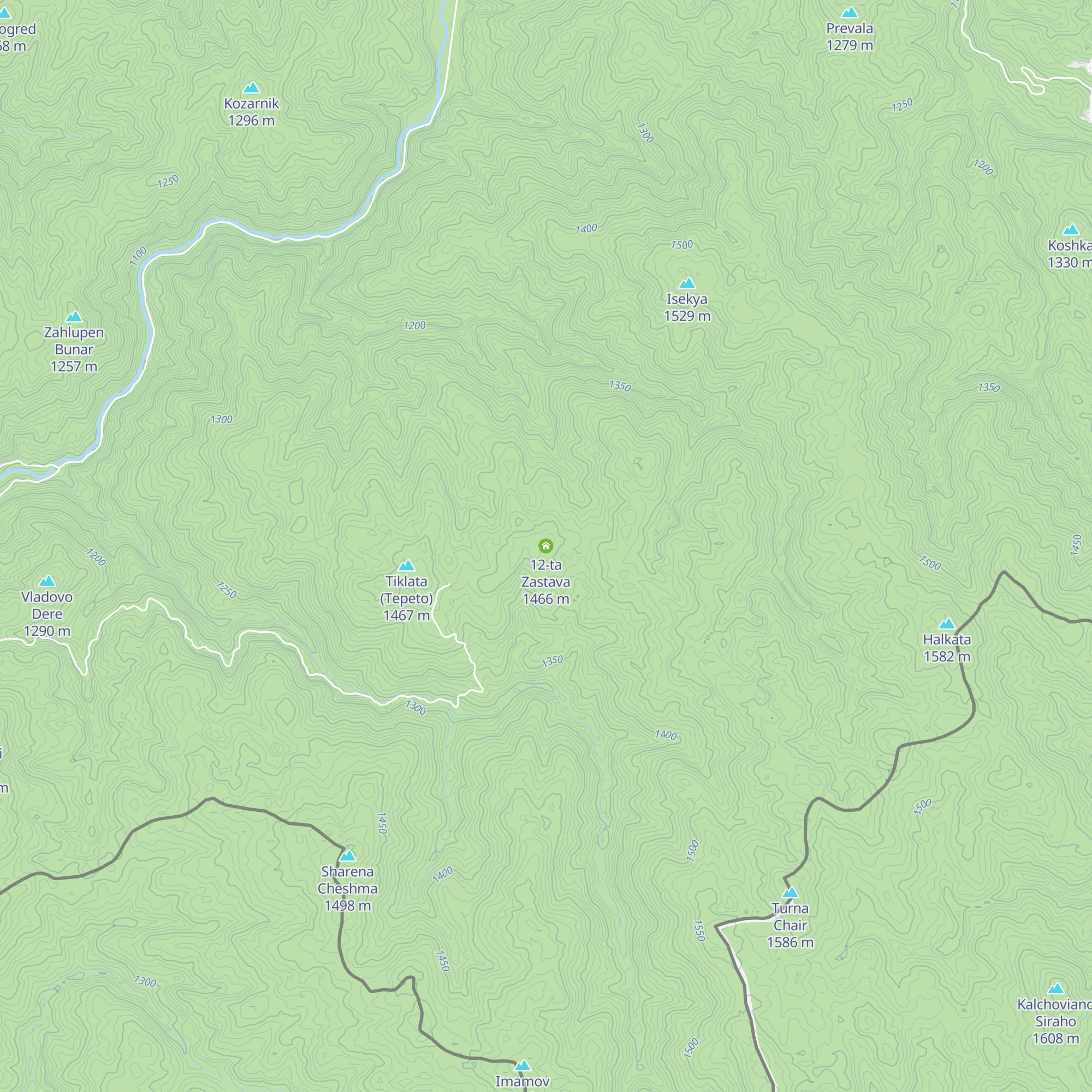 12-ta Zastava map
