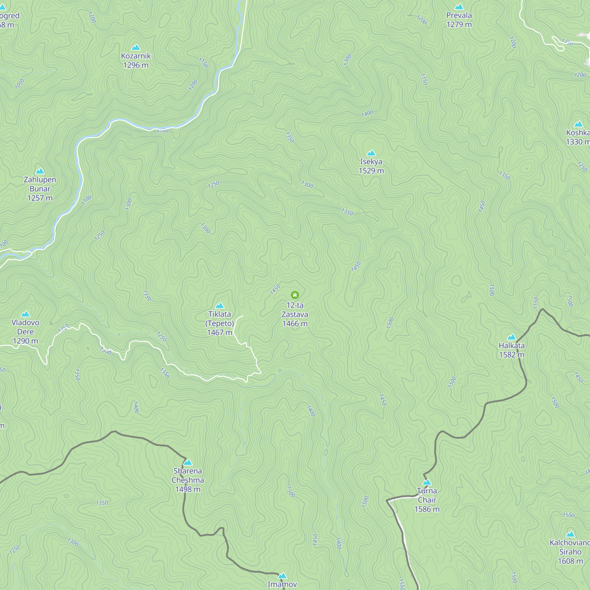 12-ta Zastava map