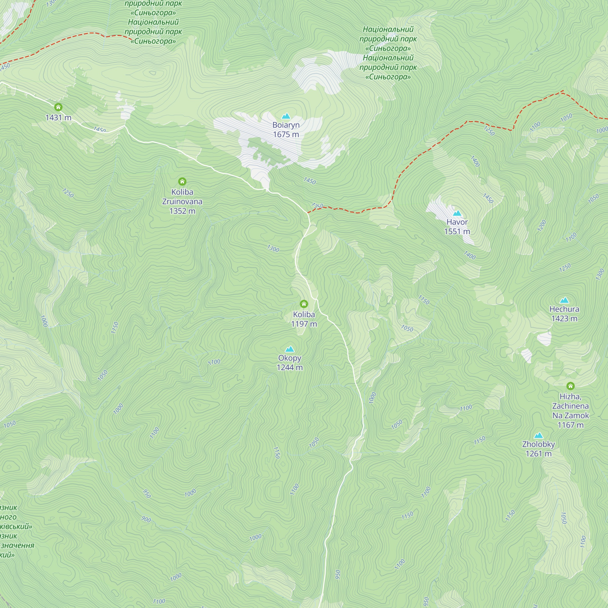 Koliba map