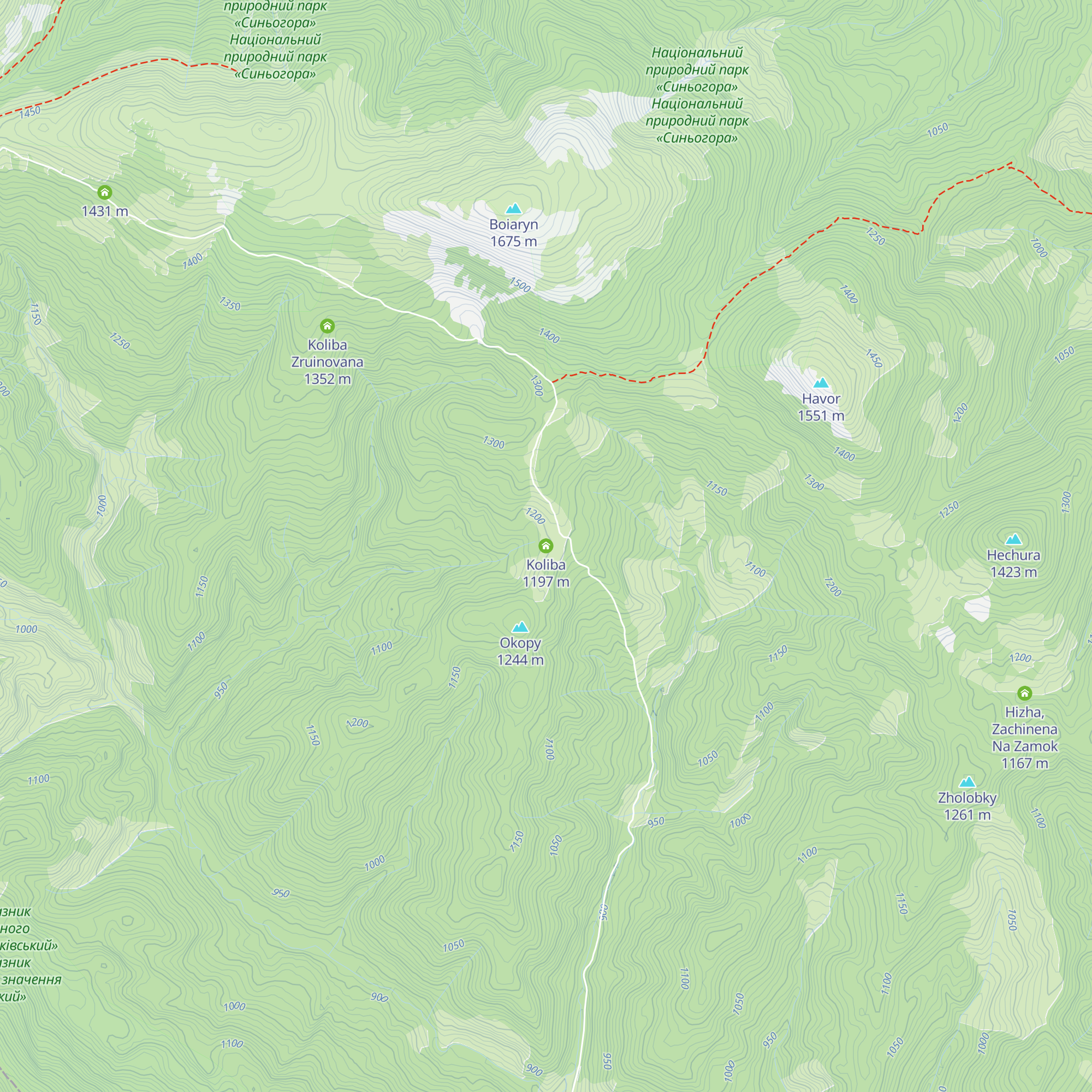Koliba map
