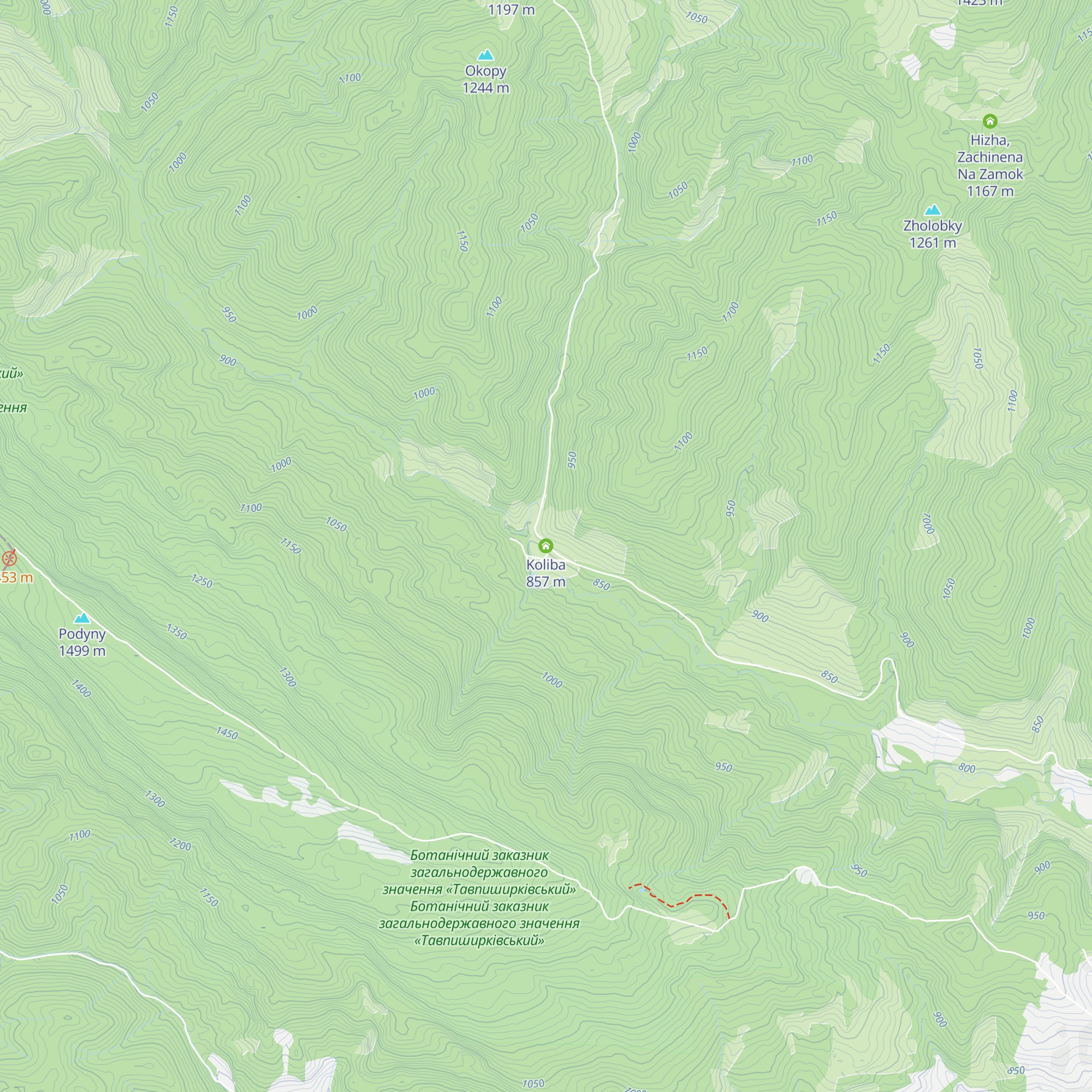 Koliba map