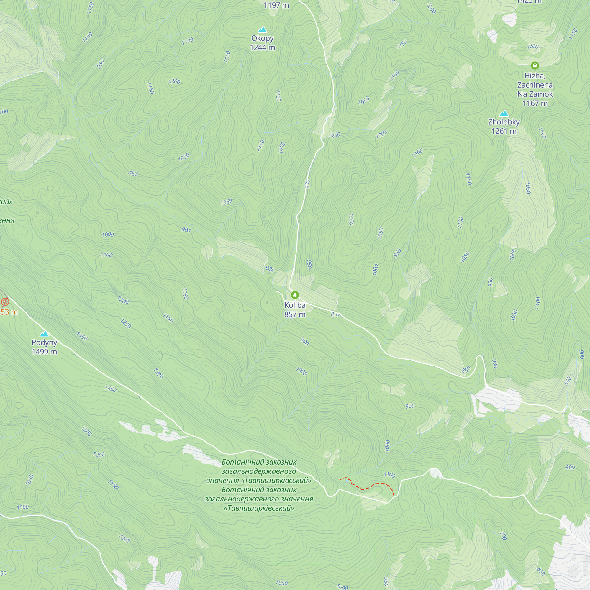 Koliba map