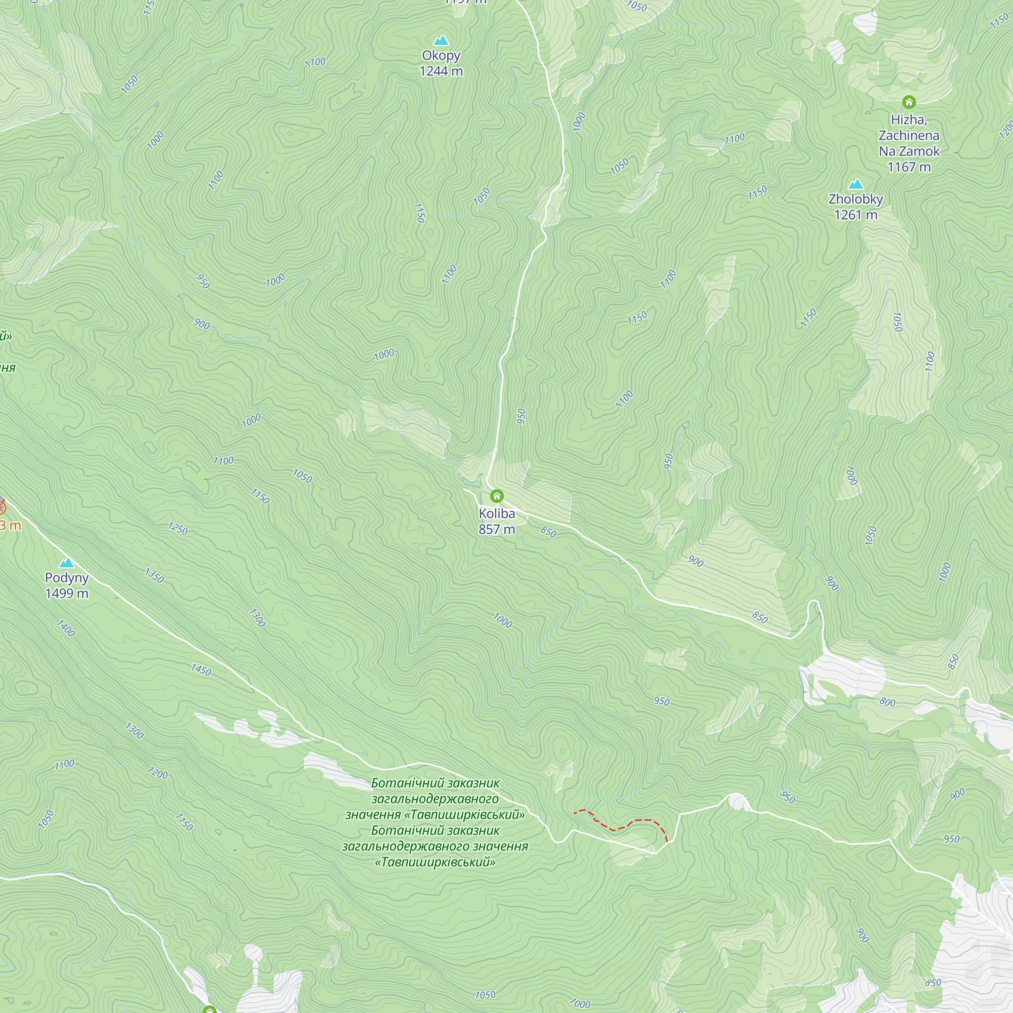 Koliba map