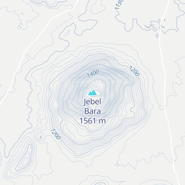 Map of Jebel Bara