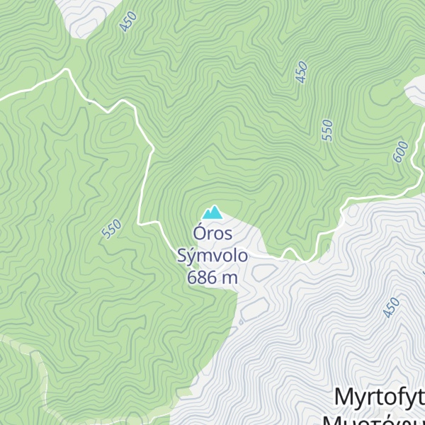 Map of Óros Sýmvolo