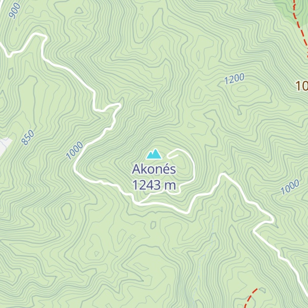 Map of Akonés