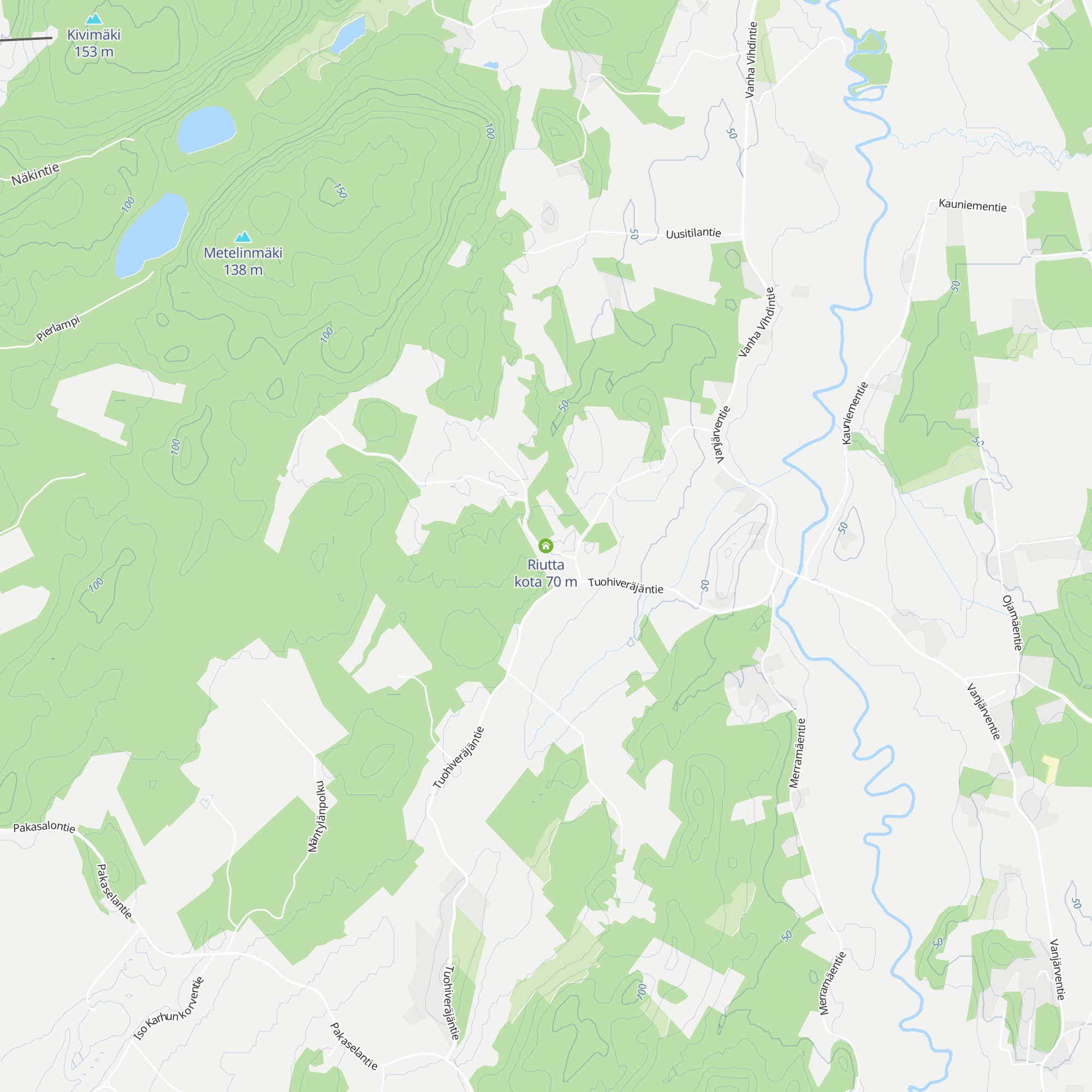 Riutta kota map