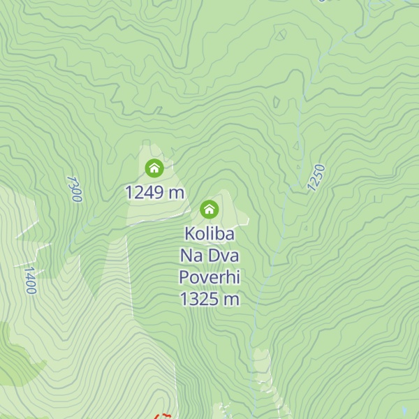Map of Koliba Na Dva Poverhi