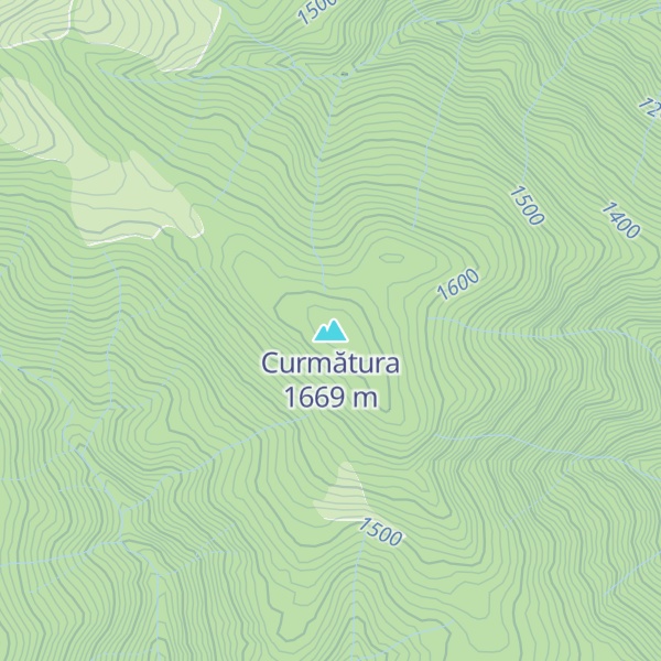 Map of Curmătura