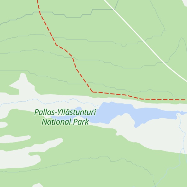 Map of Pahtavuoma Wilderness Hut
