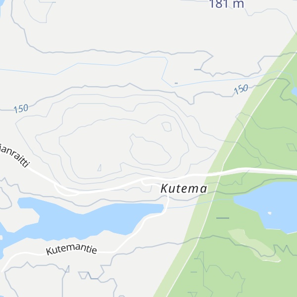 Map of Kutemavuori