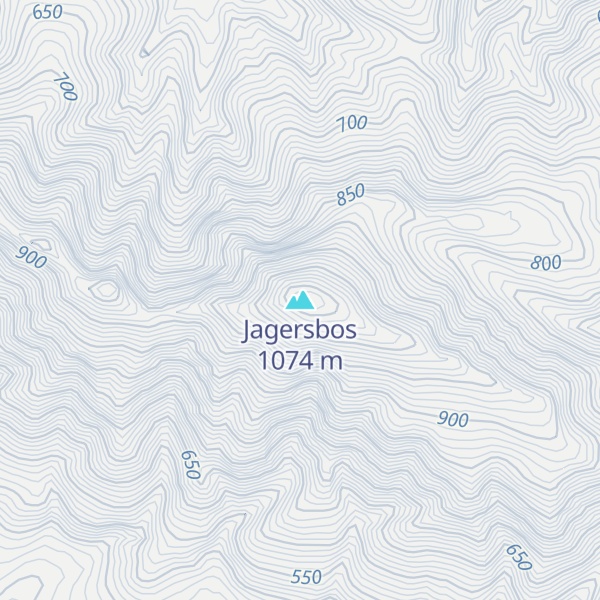 Map of Jagersbos