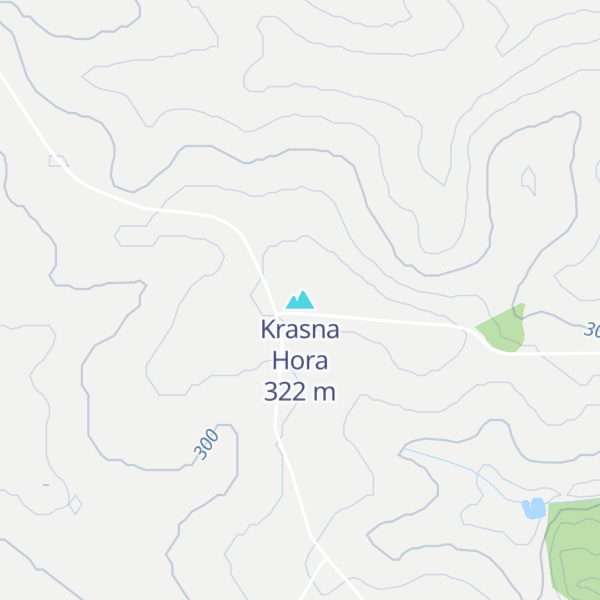 Map of Krasna Hora