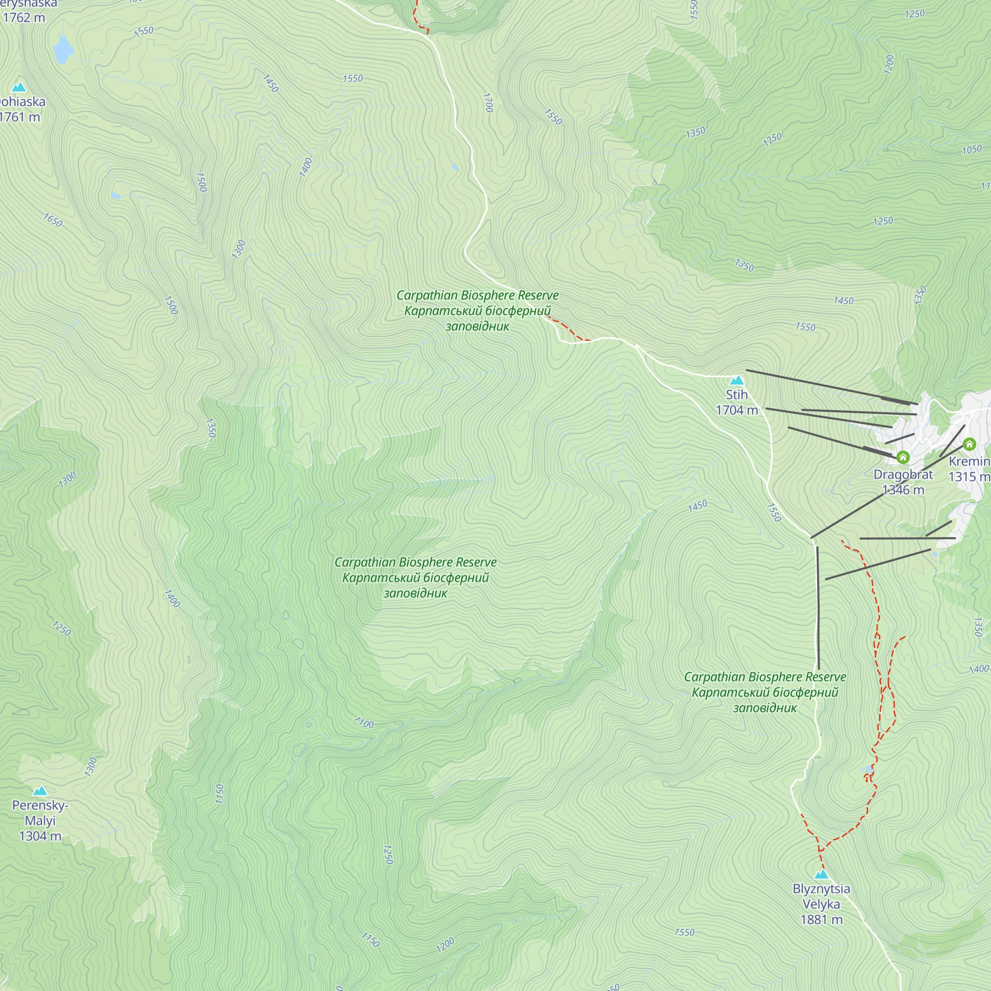 Hatina Pastuhiv (Z Filmu "Dovbush") map