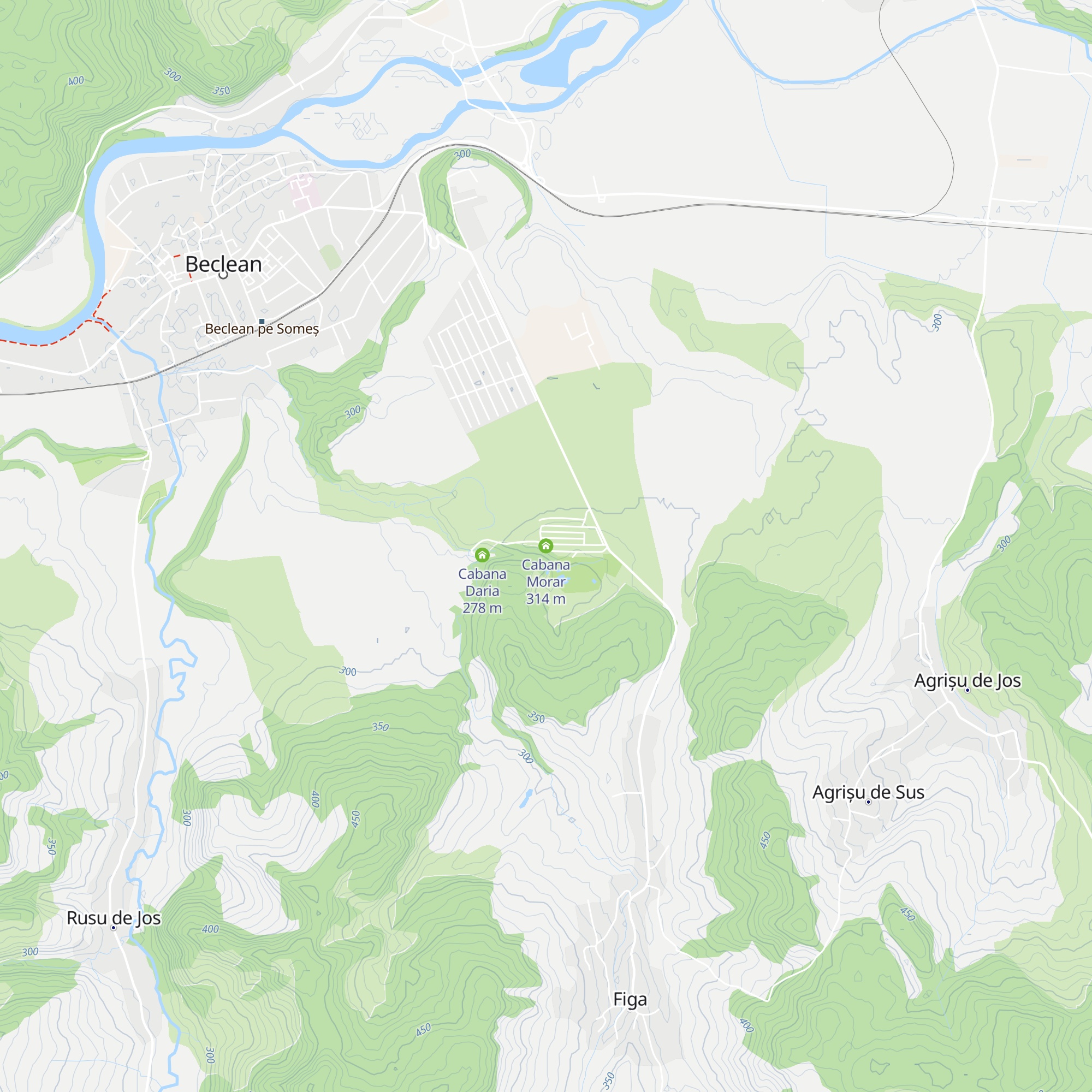 Cabana Morar map