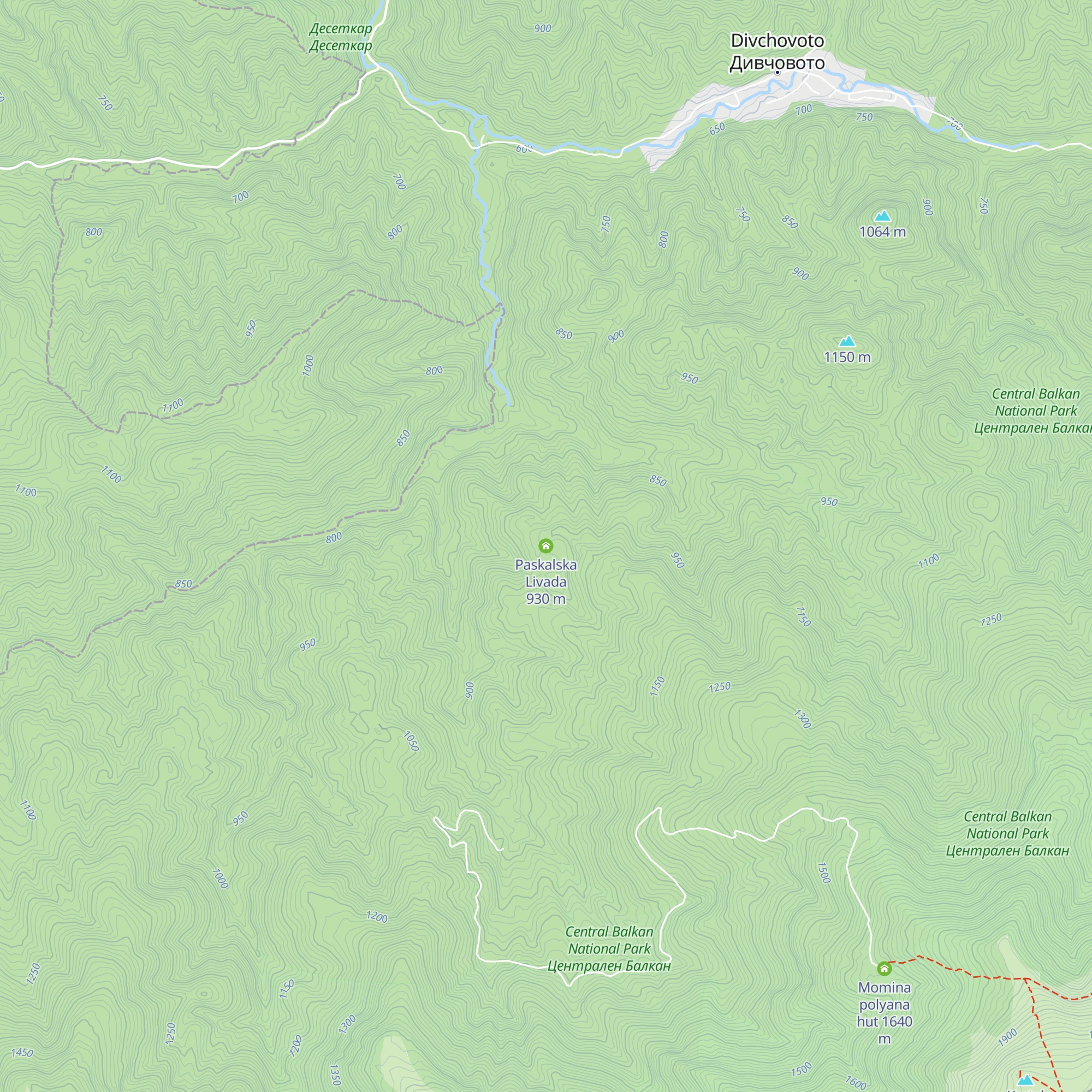 Paskalska Livada map