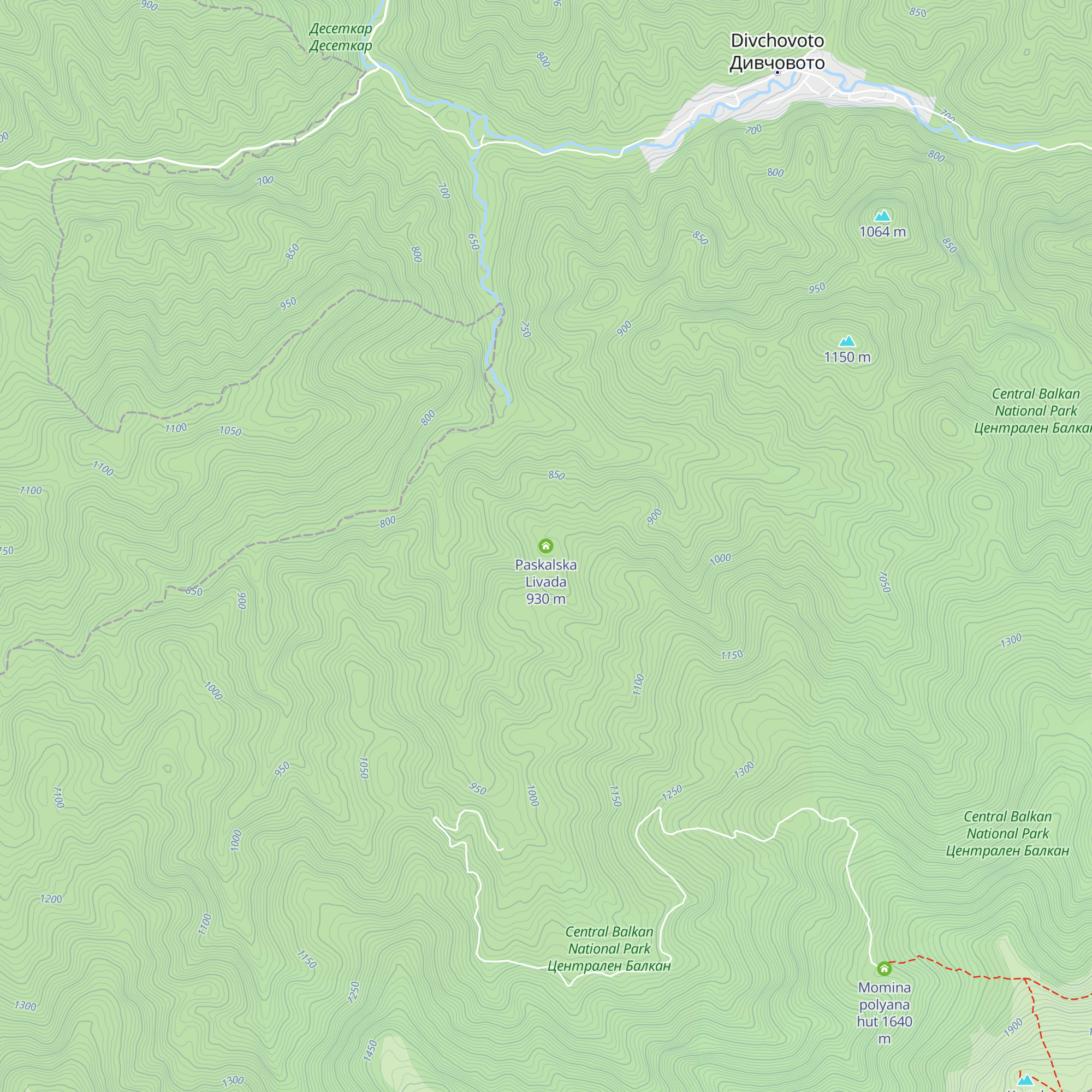Paskalska Livada map