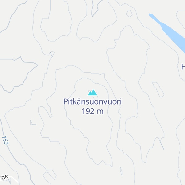 Map of Pitkänsuonvuori
