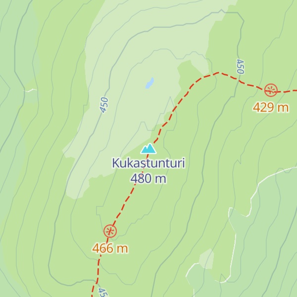Map of Kukastunturi