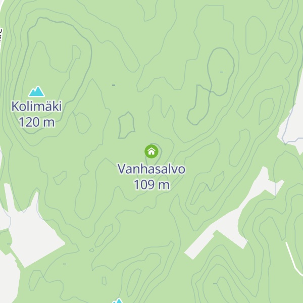 Map of Vanhasalvo