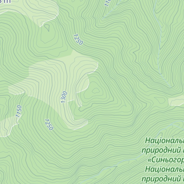 Map of Kinskiy