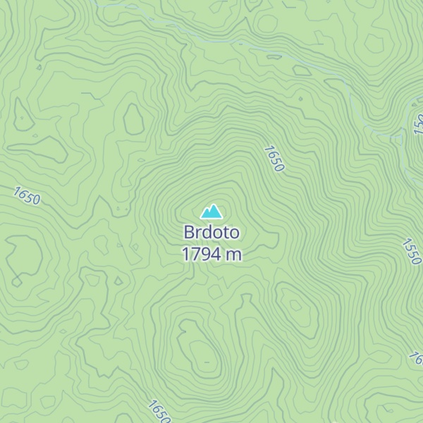 Map of Brdoto