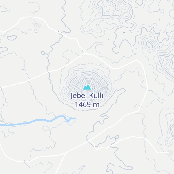 Map of Jebel Kulli