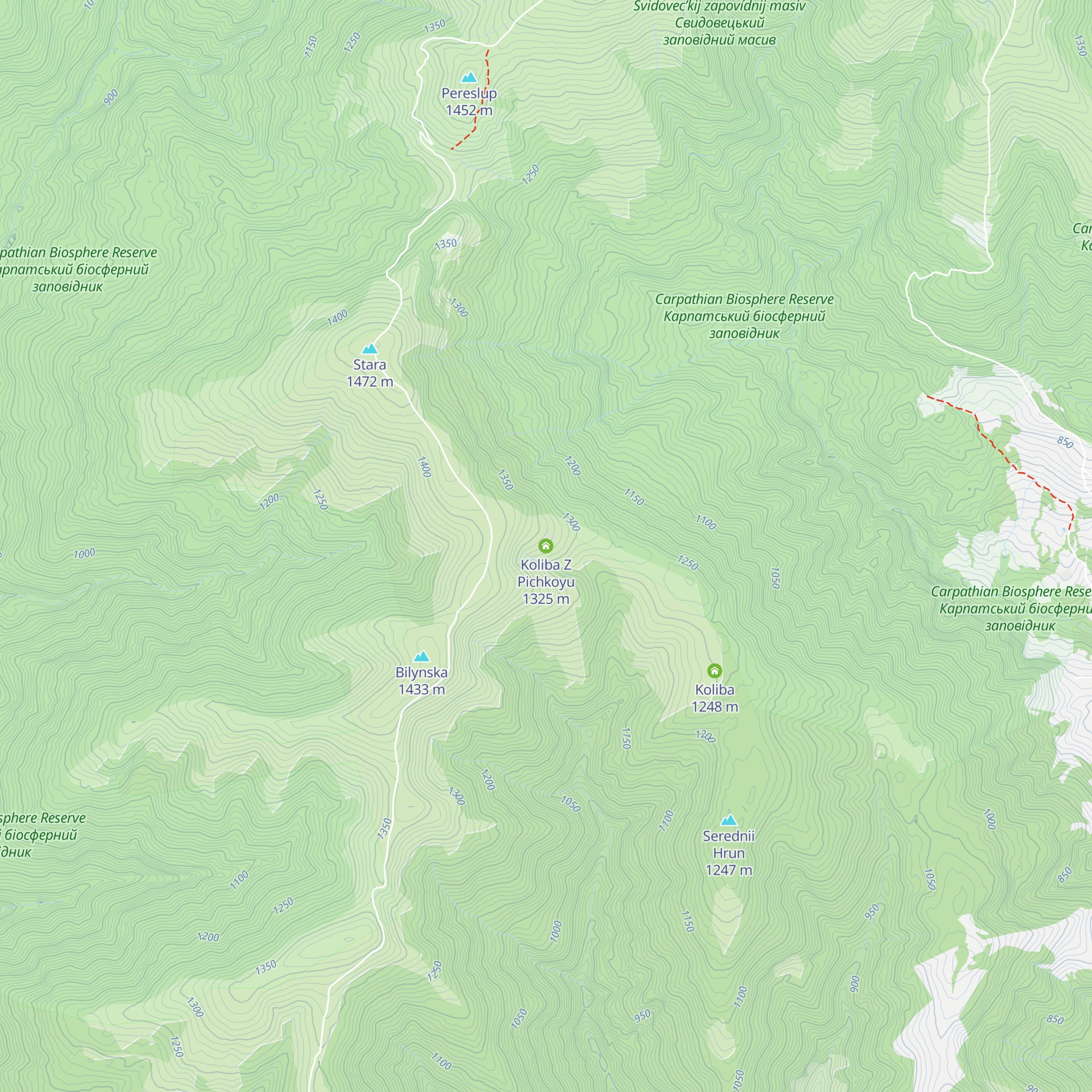 Koliba Z Pichkoyu map