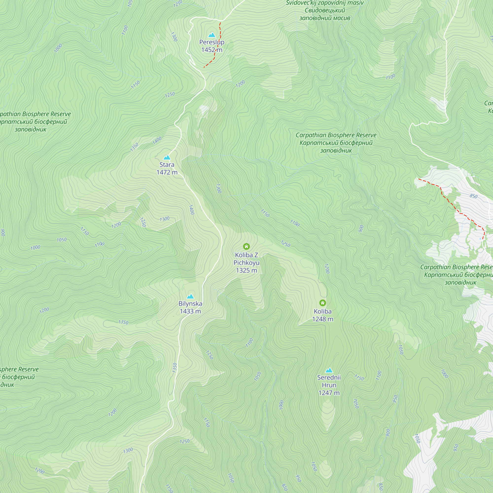 Koliba Z Pichkoyu map