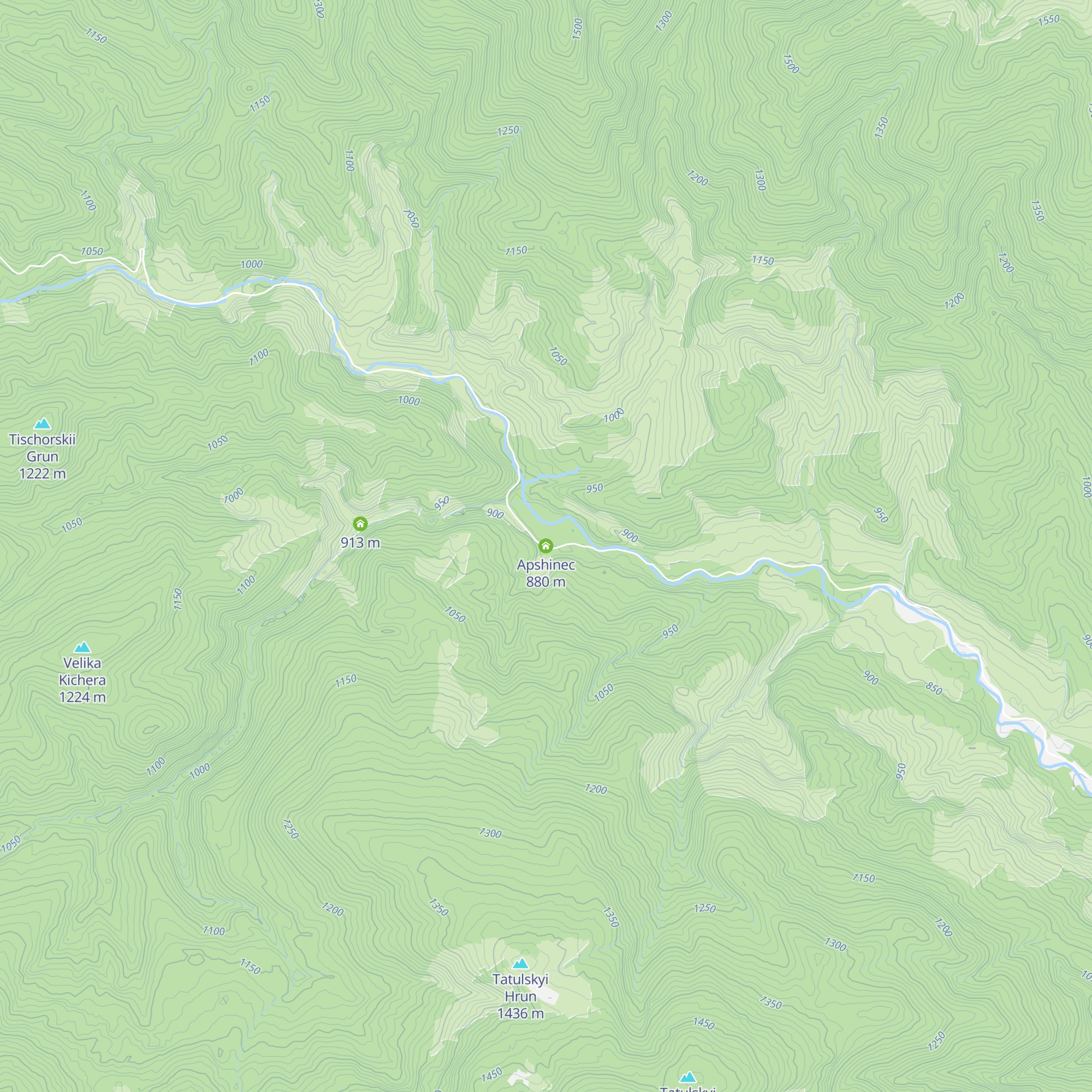 Apshinec map
