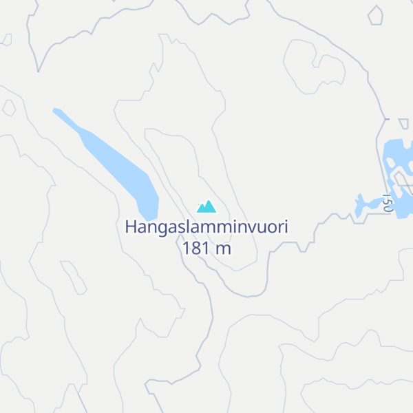Map of Hangaslamminvuori